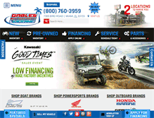 Tablet Screenshot of gablesmotorsports.com